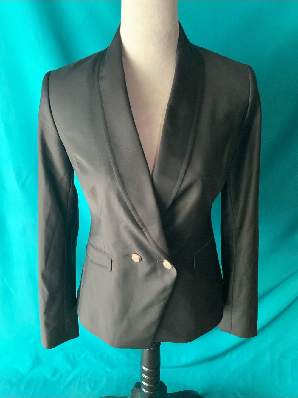 TED BAKER LONDON, TIORNA DOUBLE BREASTED BLAZER (**Description for Measurements)